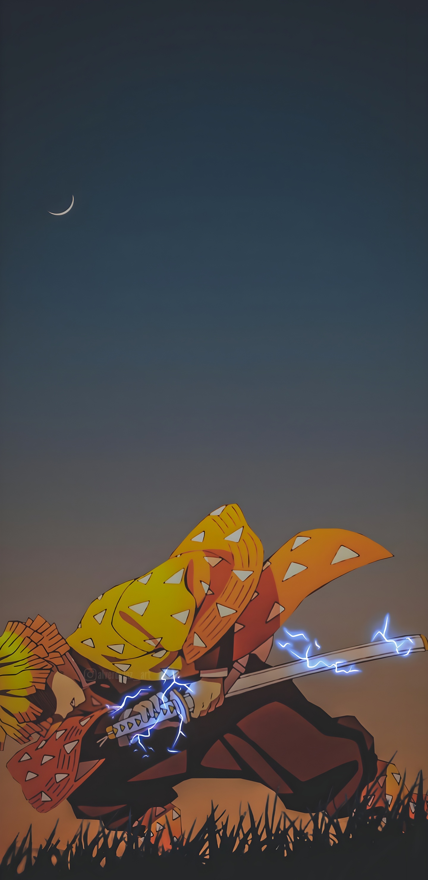 Обои аниме, зеницу агацума, Танджиро Камадо, убийца демонов kimetsu no yaiba, Хашибира Иноске в разрешении 1440x2960