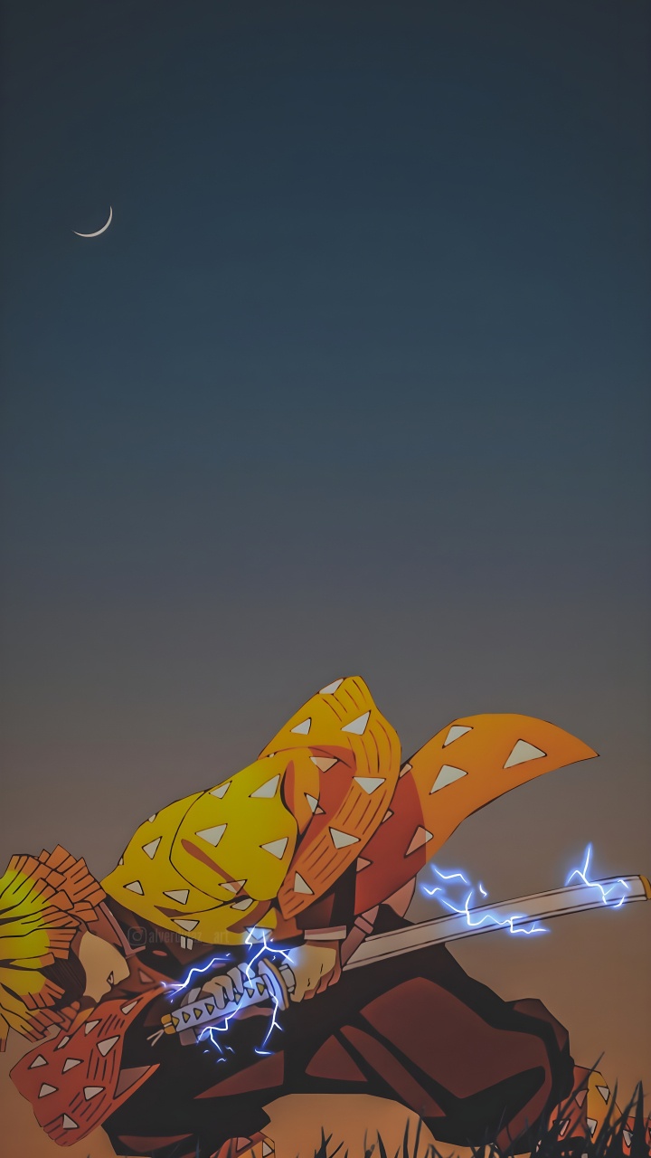 Обои аниме, зеницу агацума, Танджиро Камадо, убийца демонов kimetsu no yaiba, Хашибира Иноске в разрешении 720x1280