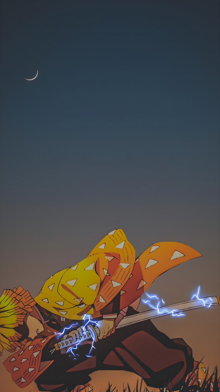 Обои аниме, зеницу агацума, Танджиро Камадо, убийца демонов kimetsu no yaiba, Хашибира Иноске в разрешении 750x1334