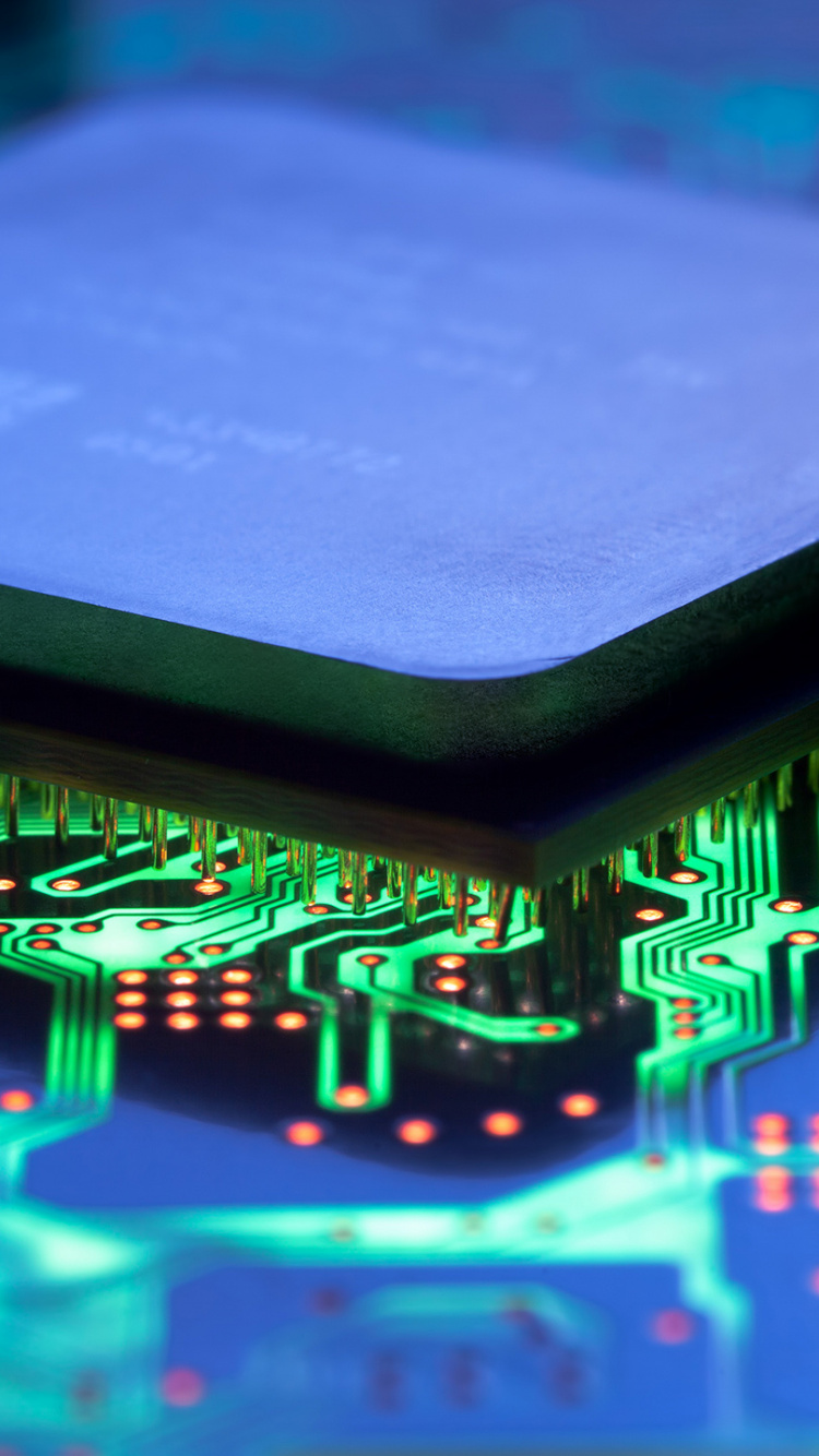 Обои электроника, технологии, электронная техника, электронное устройство, ЦПУ в разрешении 750x1334