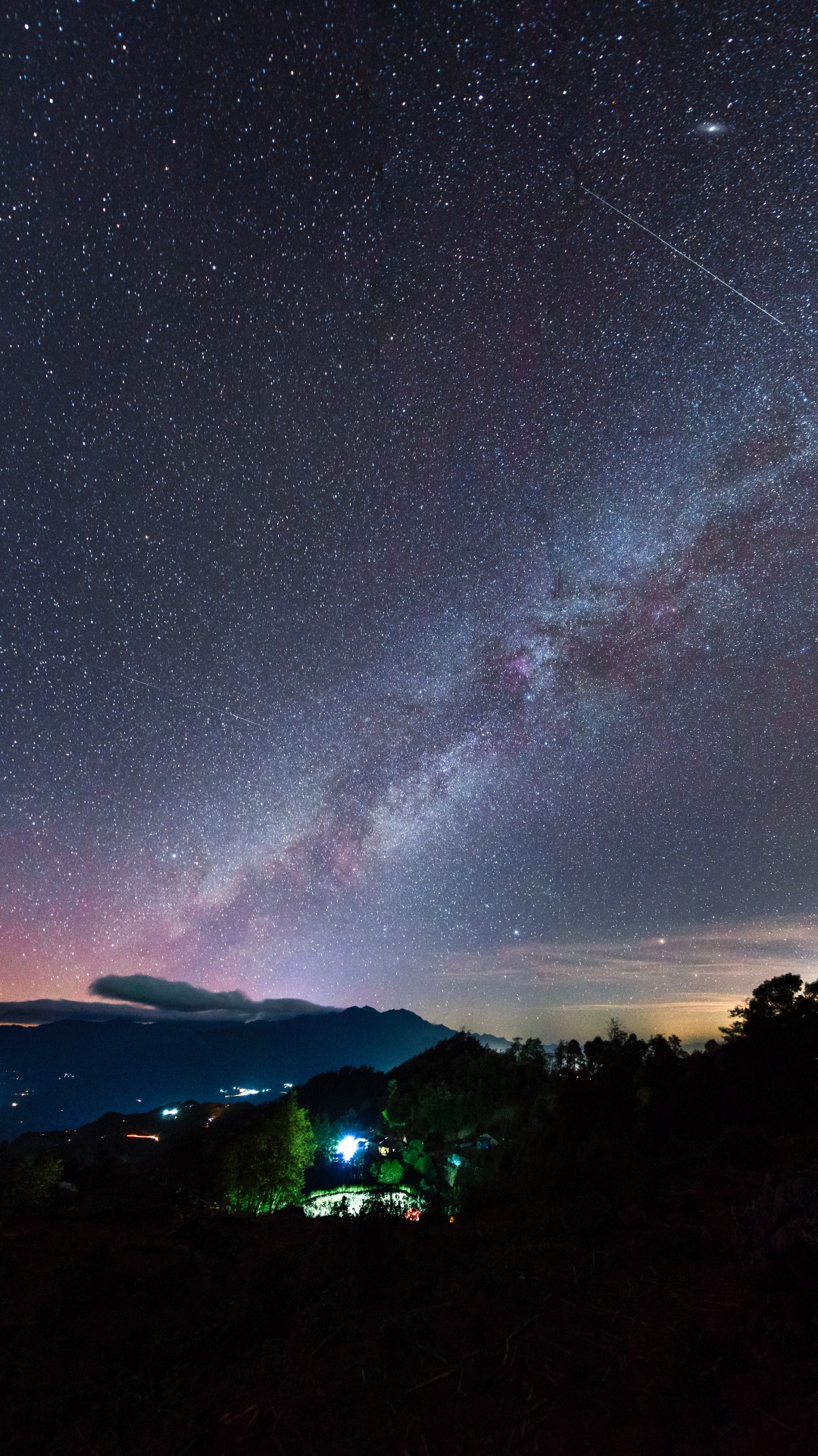 Обои звезда, ночь, атмосфера, облако, Астрономия в разрешении 1080x1920