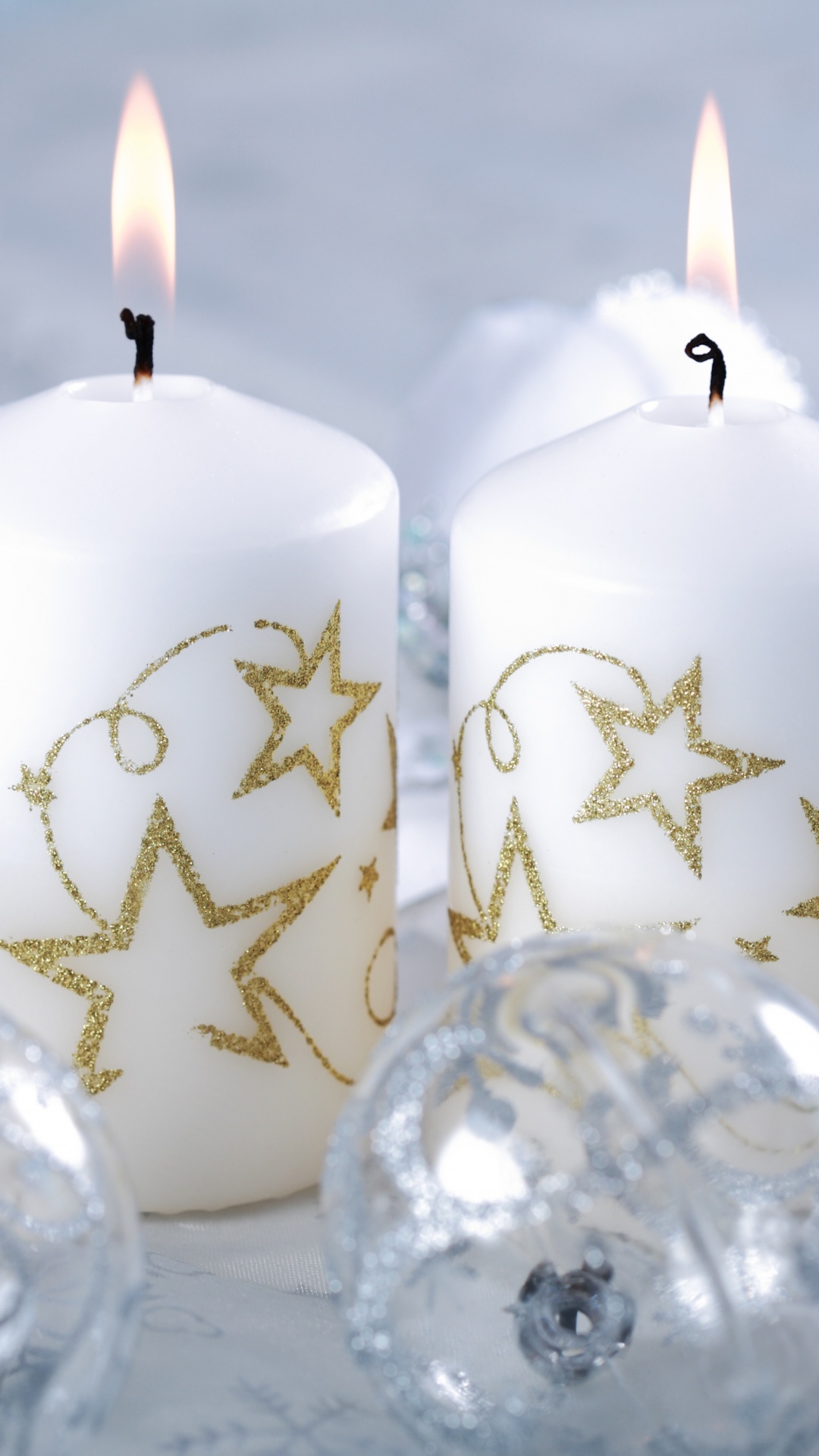 Обои Рождественский день, свеча, освещение, Единство свеча, рождественский орнамент в разрешении 1080x1920
