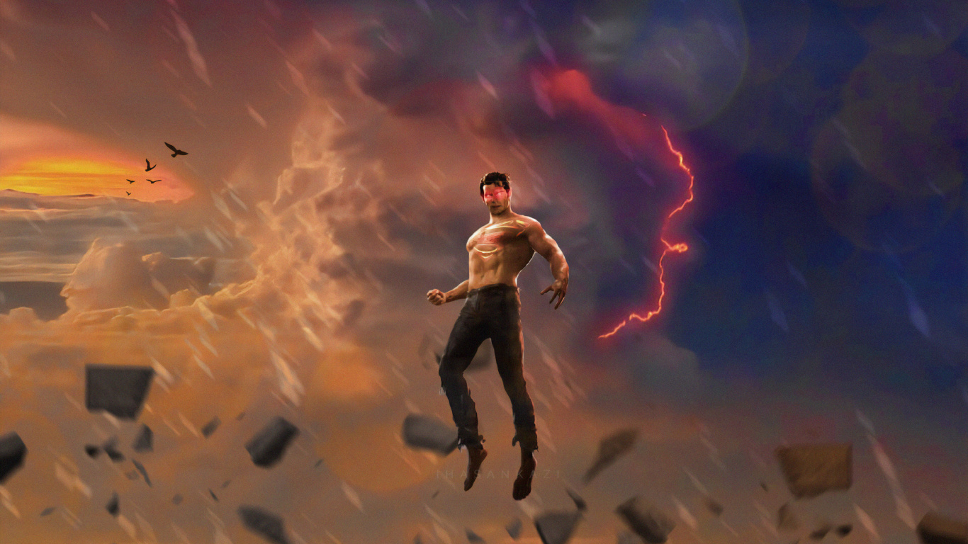 Обои Супермен, чудоженщина, Бэтмен, Аквамен, Лига справедливости в разрешении 1366x768