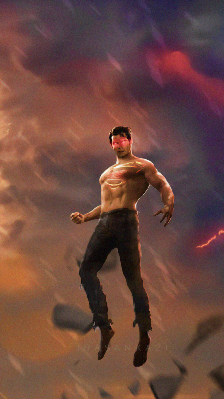 Обои Супермен, чудоженщина, Бэтмен, Аквамен, Лига справедливости в разрешении 750x1334