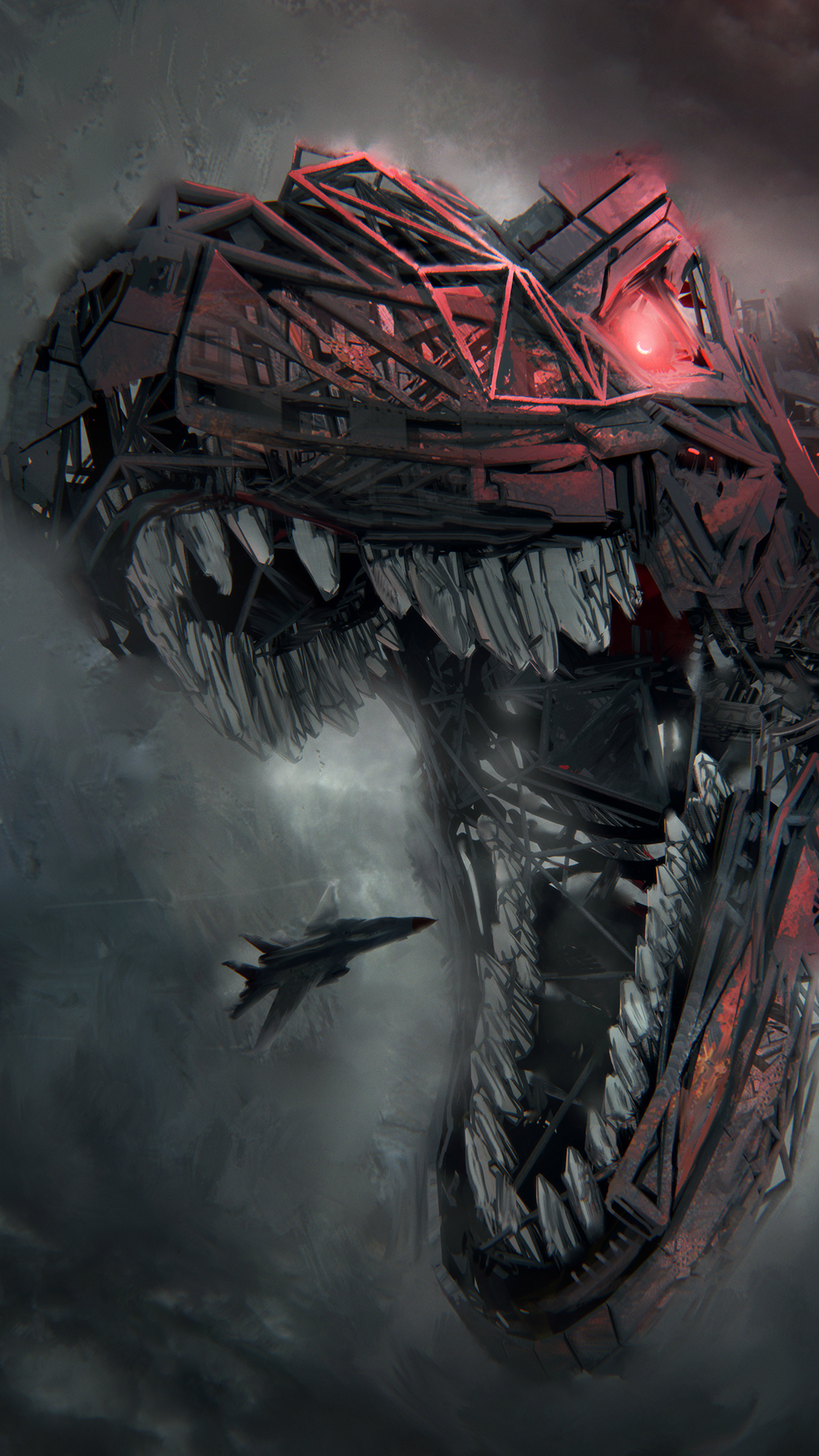 Обои вымирание, концепт арт, арт, иллюстрация, произведение искусства в разрешении 1080x1920