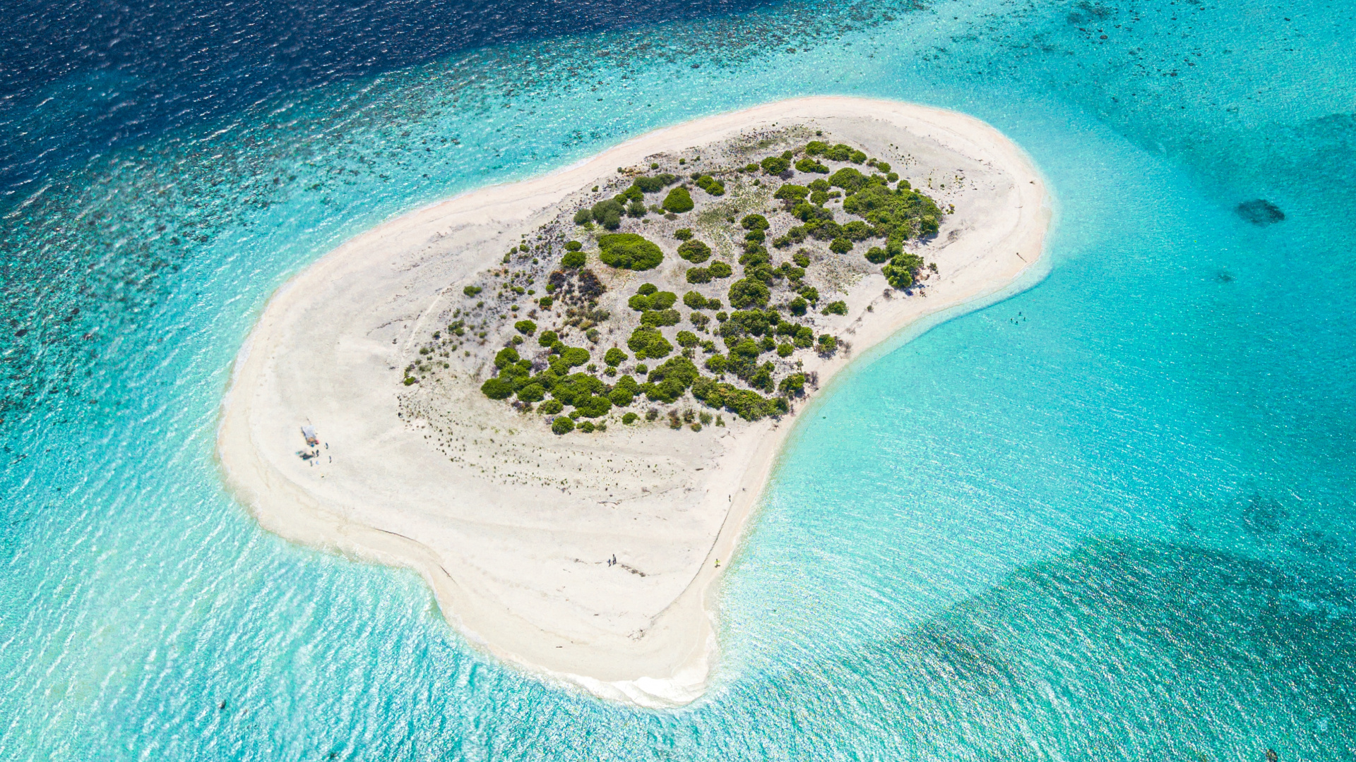 Обои прибрежные и океанические рельефы, Остров, Атолл, островок, архипелаг в разрешении 1920x1080