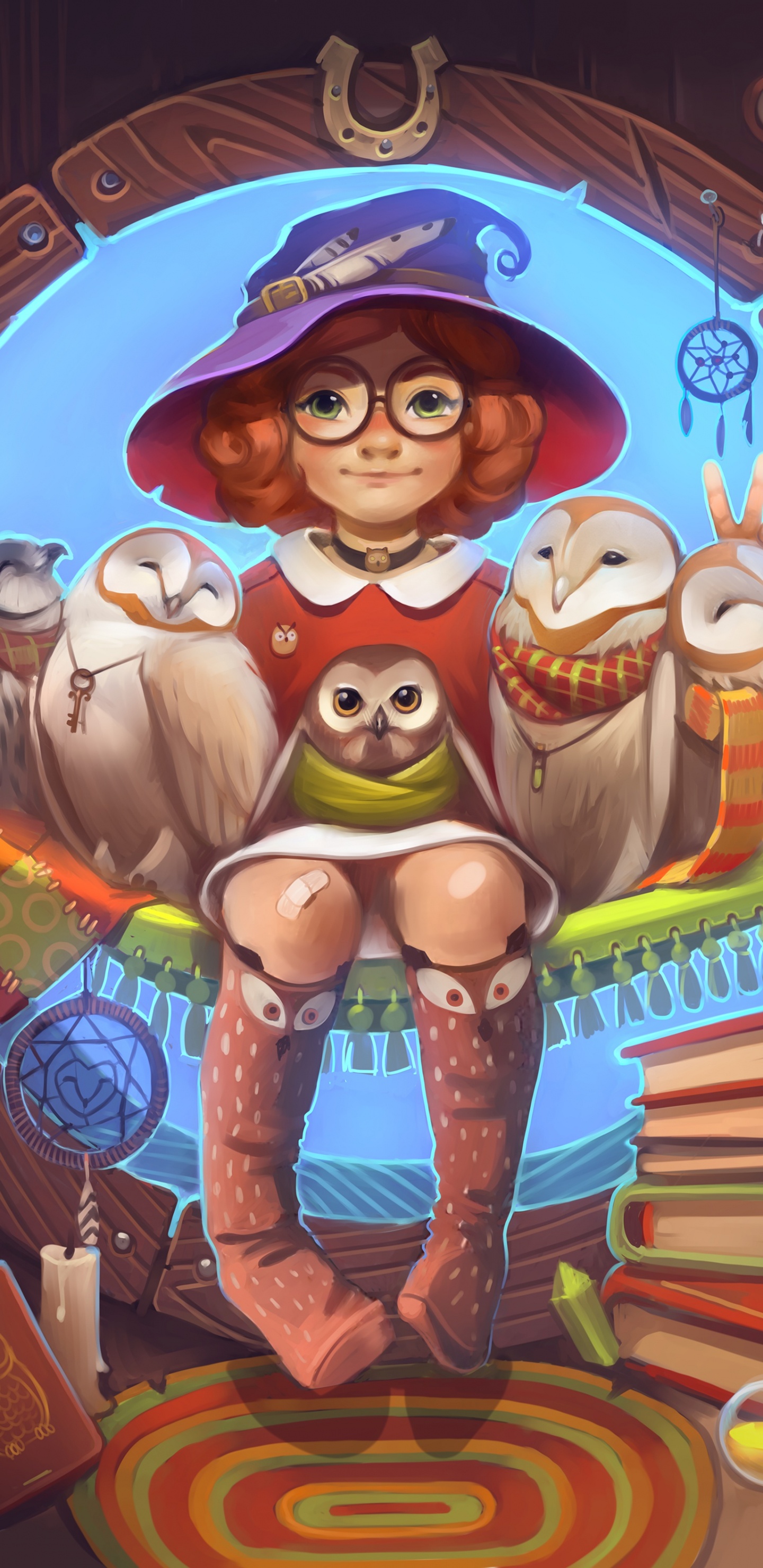 Обои компьютерная игра, игры, иллюстрация, живопись, фреска в разрешении 1440x2960