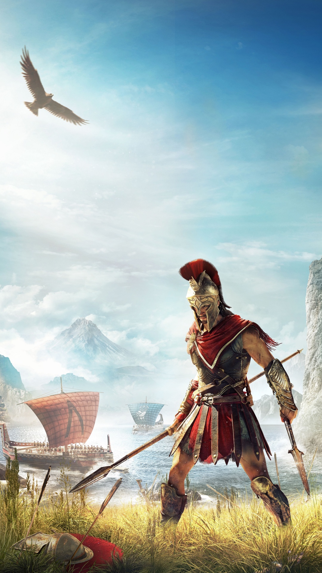 Обои Assassins Creed Odyssey, ubisoft, компьютерная игра, игры, мифология в разрешении 1080x1920