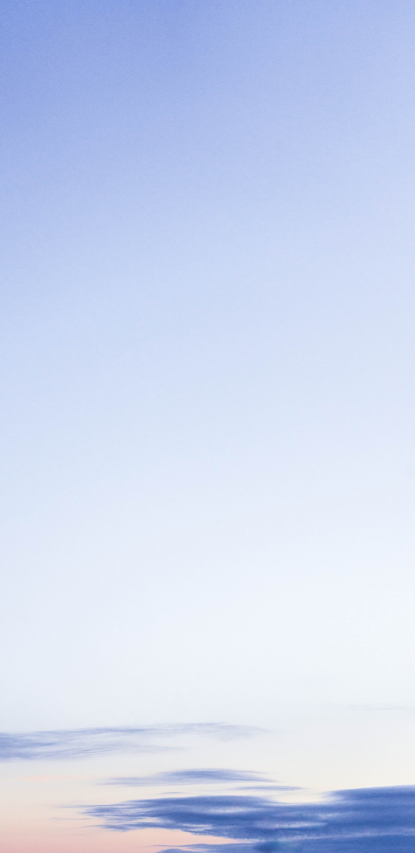 Обои синий, дневное время, атмосфера, горизонт, спокойный в разрешении 1440x2960
