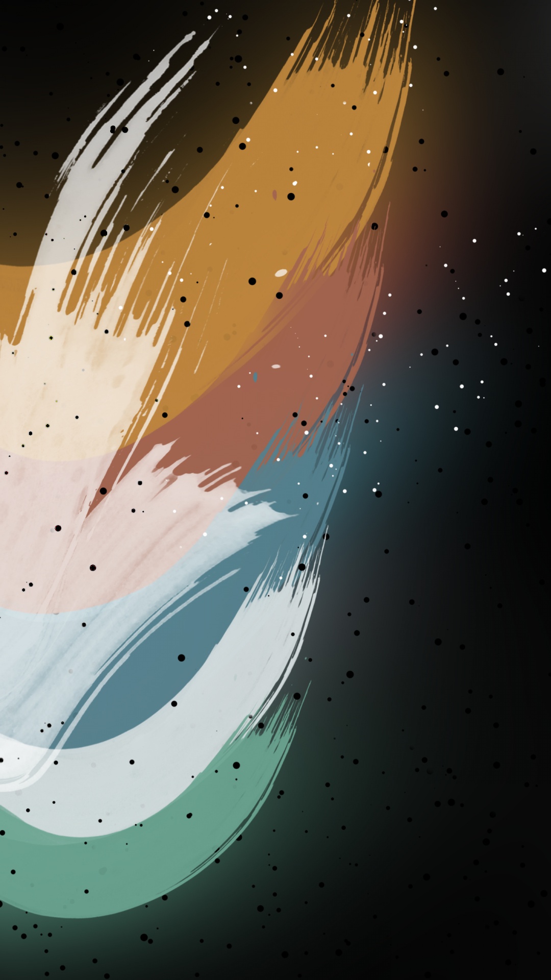 Обои ios, смартфон, жидкий, арт, красочность в разрешении 1080x1920