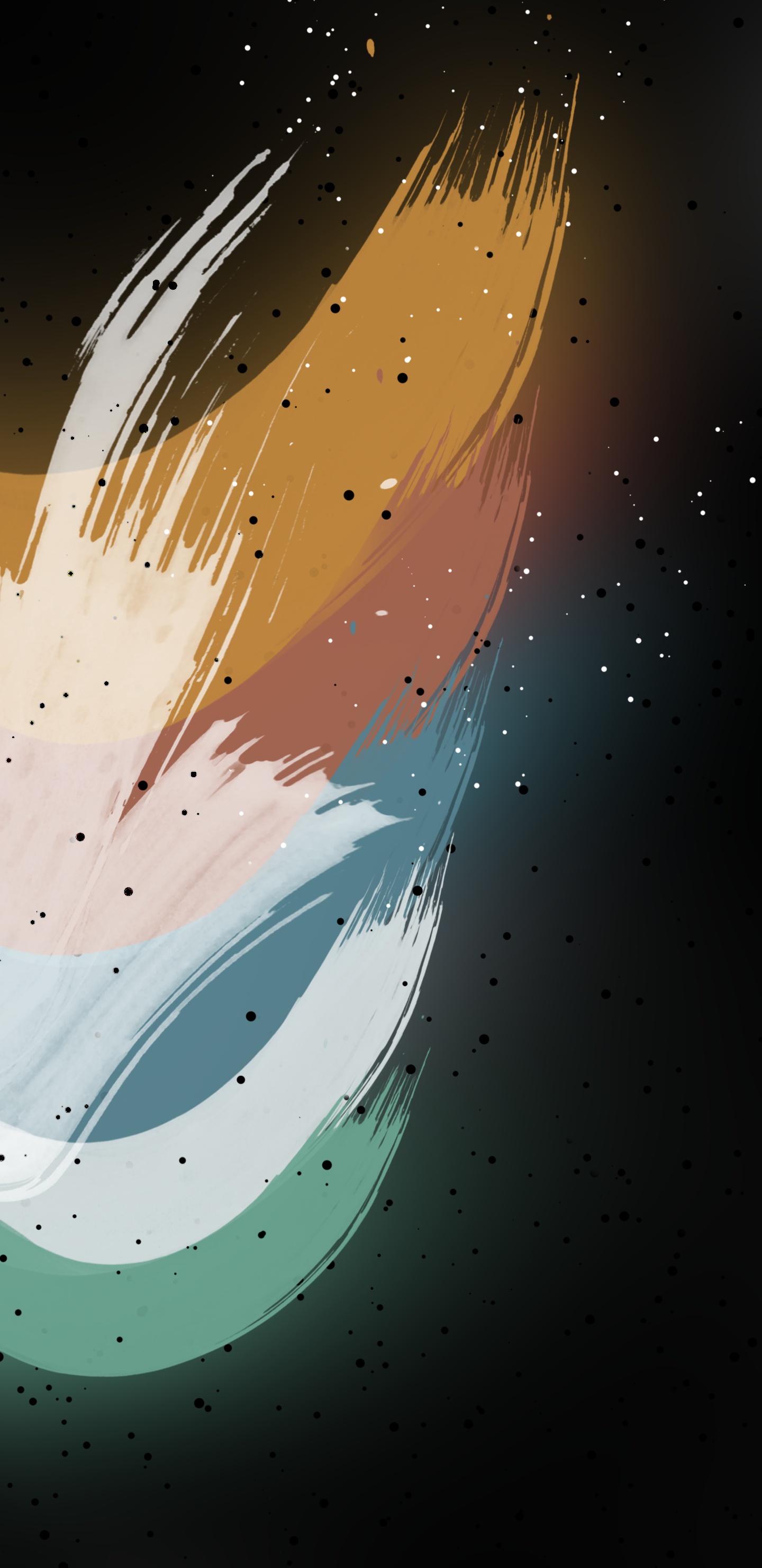 Обои ios, смартфон, жидкий, арт, красочность в разрешении 1440x2960