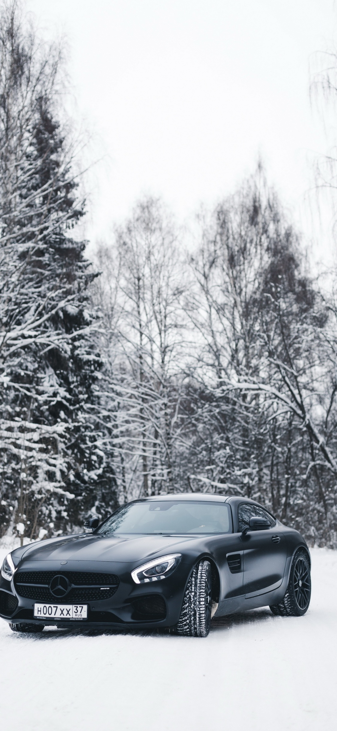 Обои mercedes benz, легковые автомобили, спорткар, АМГ ГТ, mercedes benz c class в разрешении 1125x2436