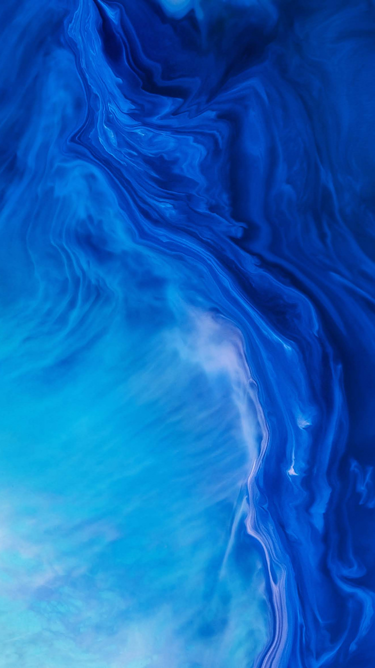 Обои Huawei, Huawei Honor 20, huawei honor 20 pro, честь 9x про, синий в разрешении 750x1334