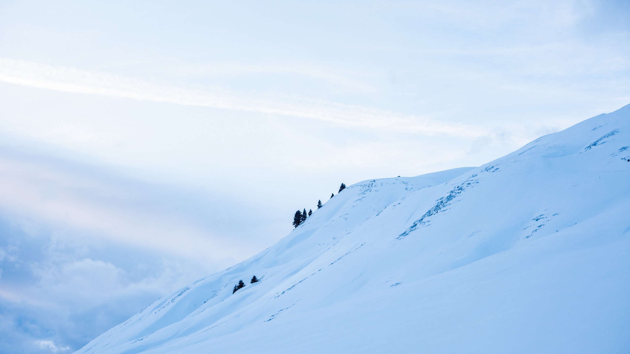 Обои зима, массив, снег, ледяная шапка, ледник в разрешении 2560x1440