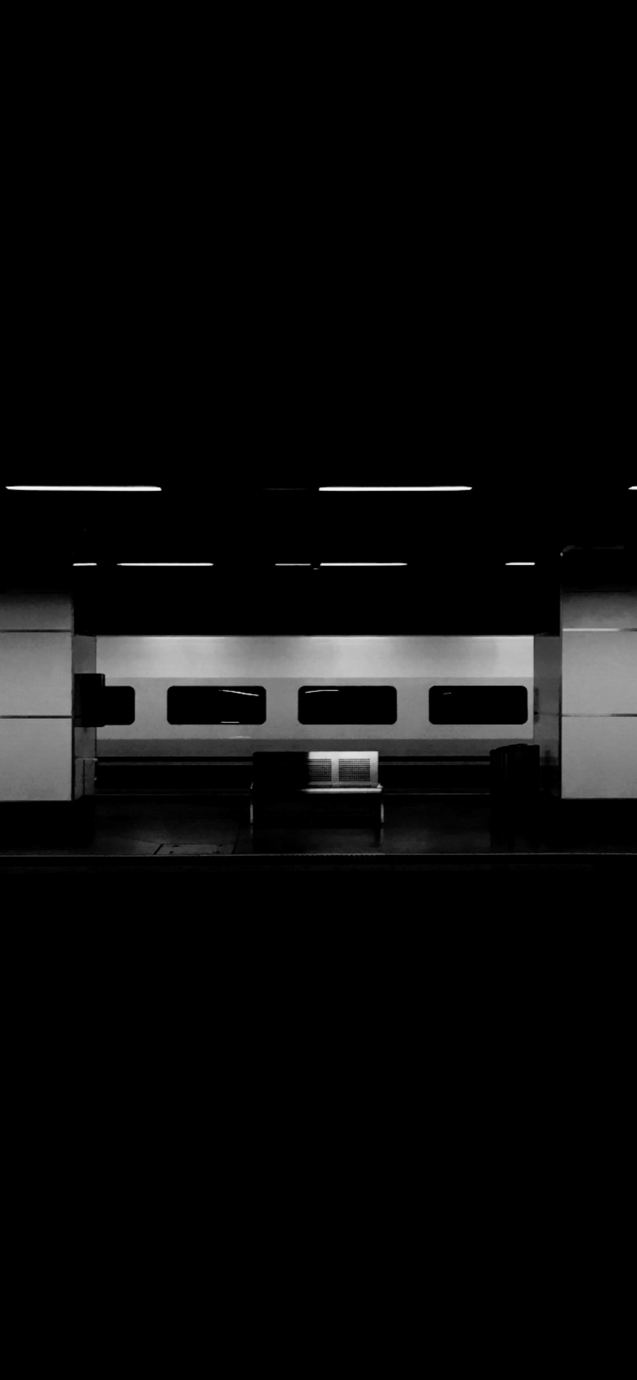 Обои черный и белый, амолед, Google Pixel, бытовой техники, оргтехника в разрешении 1242x2688