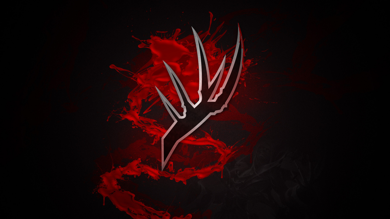 Обои Лига легенд, riot games, киберспорт, иллюстрация, красный цвет в разрешении 1366x768