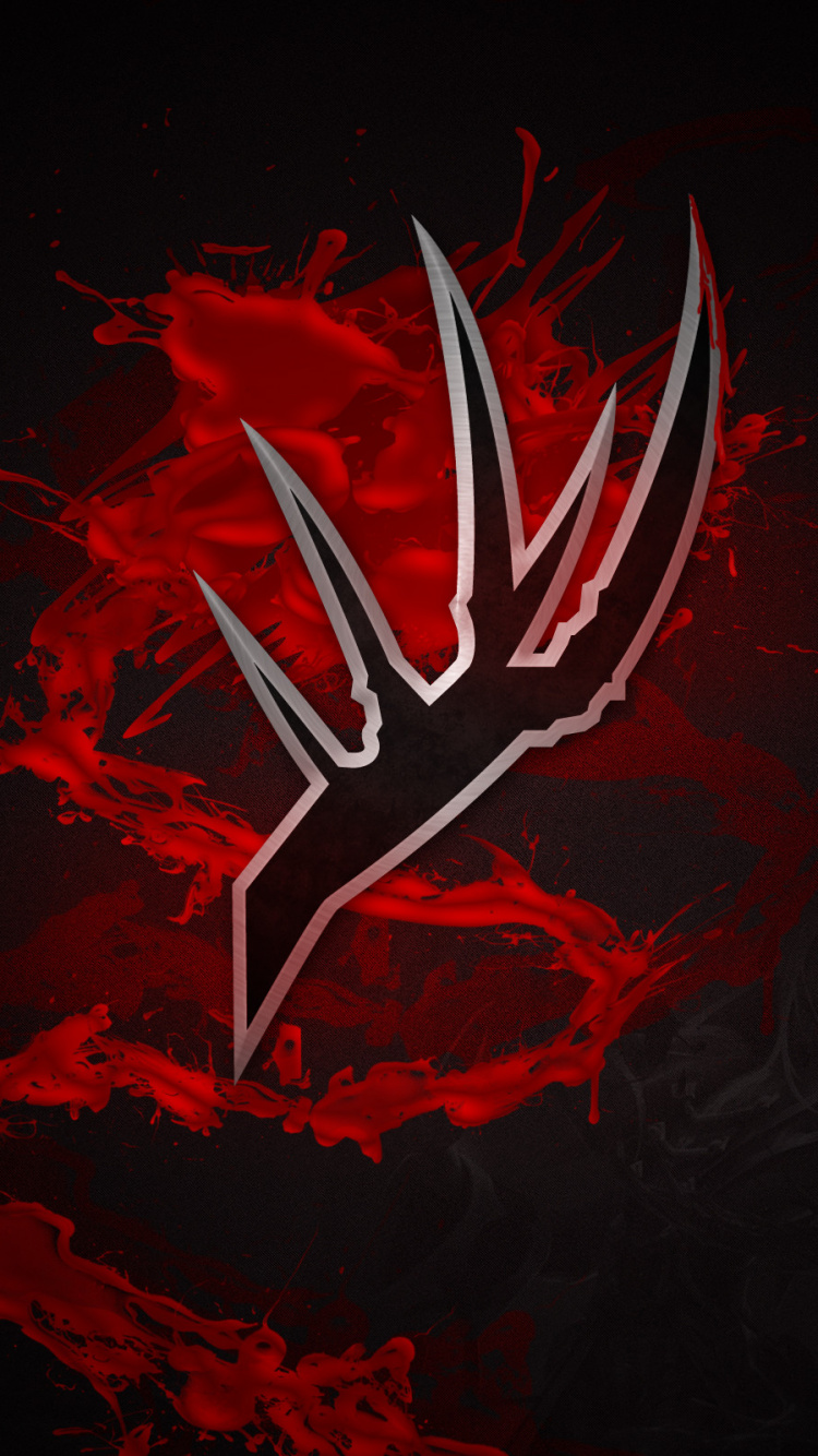 Обои Лига легенд, riot games, киберспорт, иллюстрация, красный цвет в разрешении 750x1334