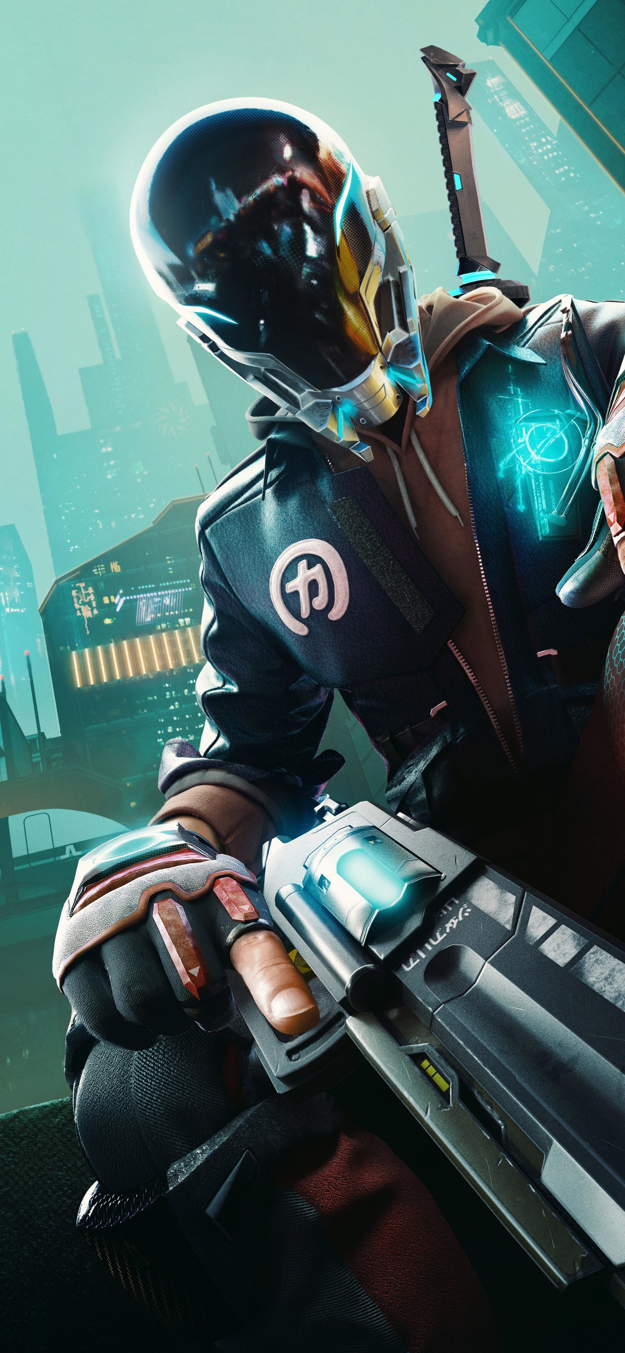 Обои гипер-пейзаж, ubisoft, шутер, здание, небоскреб в разрешении 1242x2688