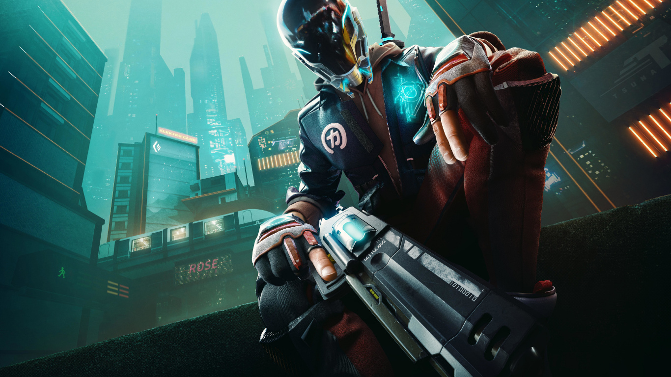 Обои гипер-пейзаж, ubisoft, шутер, здание, небоскреб в разрешении 1366x768