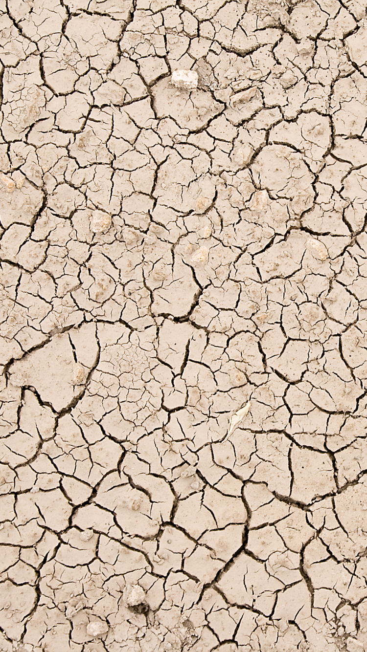 Обои текстура, арт, почва, засуха, узор в разрешении 750x1334