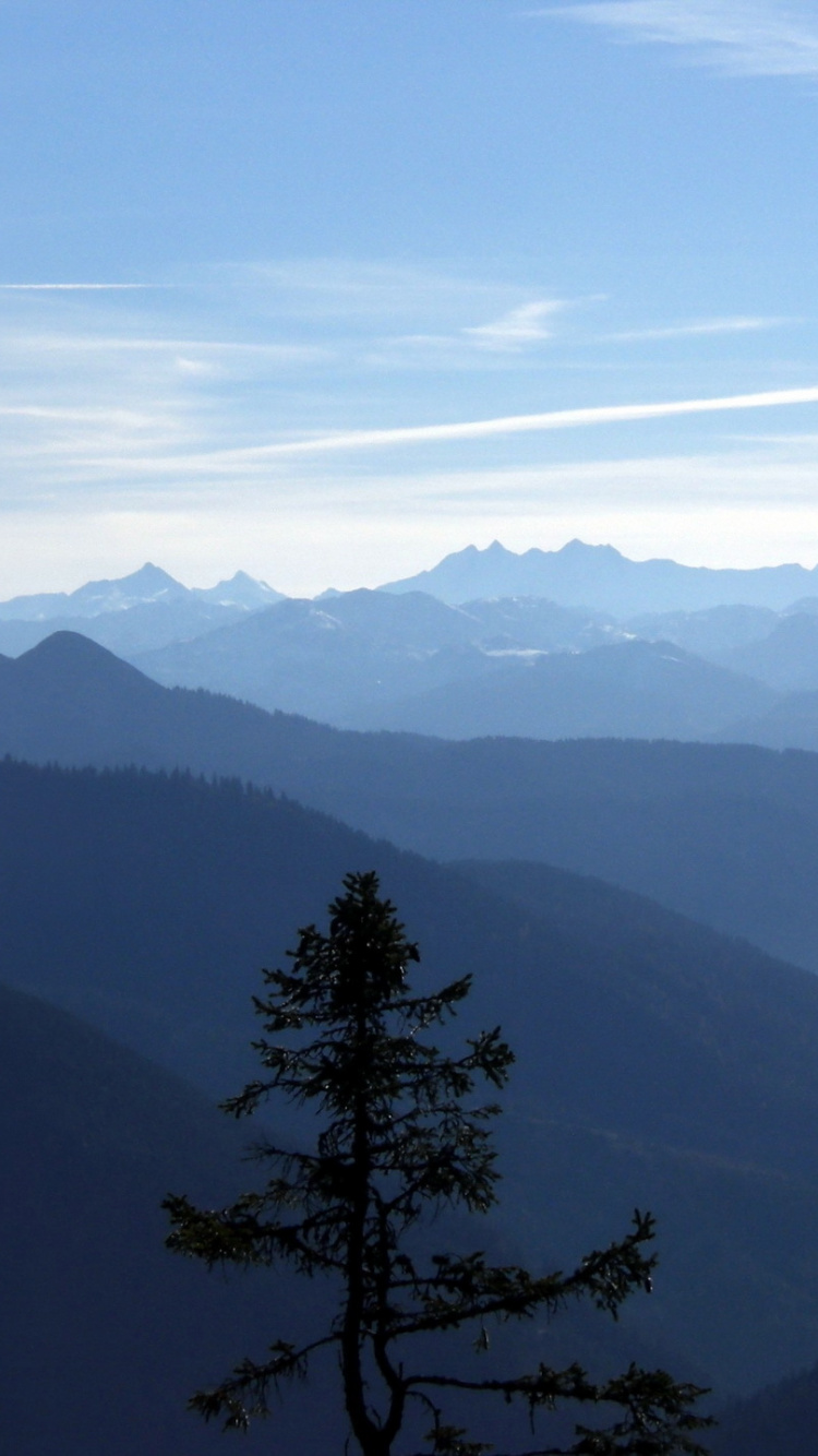 Обои горный хребет, горный рельеф, гора, хребет, горная станция в разрешении 750x1334