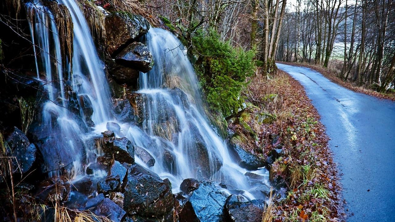 Обои водоем, природа, вода, водоток, водные элементы в разрешении 1280x720