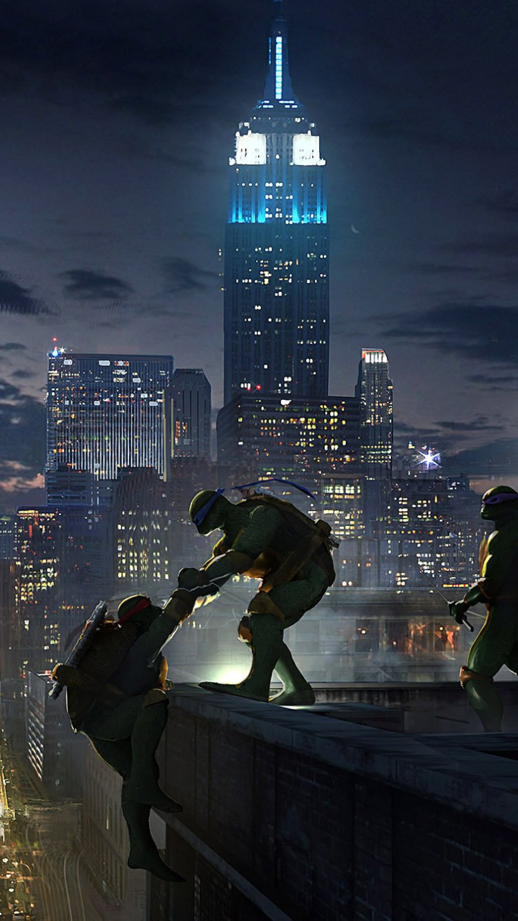 Обои произведение искусства, иллюстрация, арт, метрополия, городской пейзаж в разрешении 750x1334