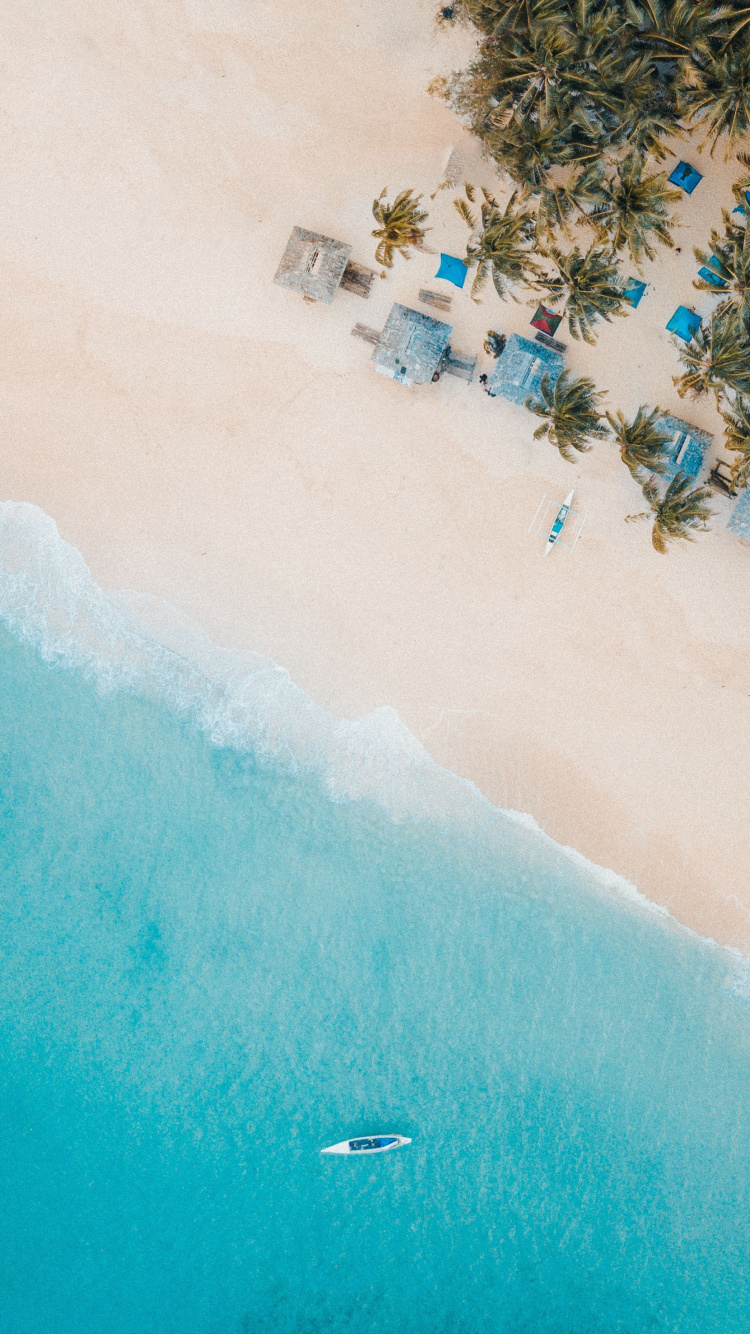 Обои вода, лазурный, синий, пляж, Аква в разрешении 750x1334