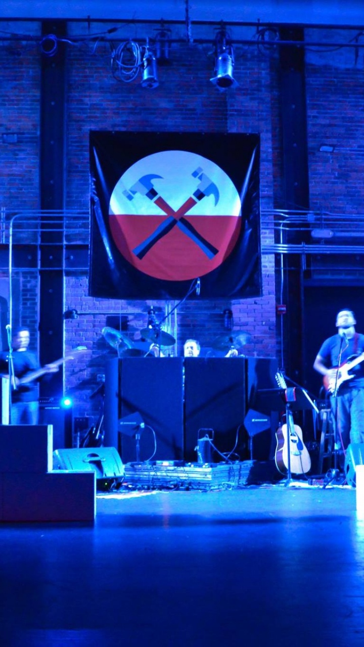 Обои этап, театр, событие, концертный зал, синий в разрешении 720x1280