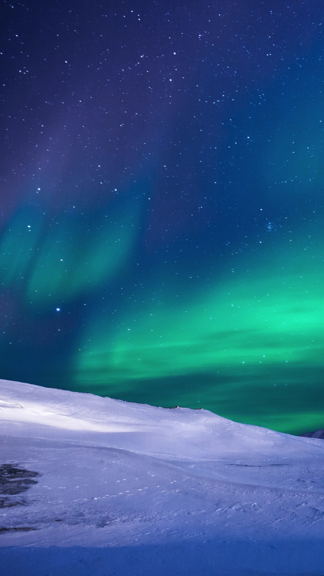 Обои Аврора, природа, атмосфера, Арктика, замораживание в разрешении 1080x1920