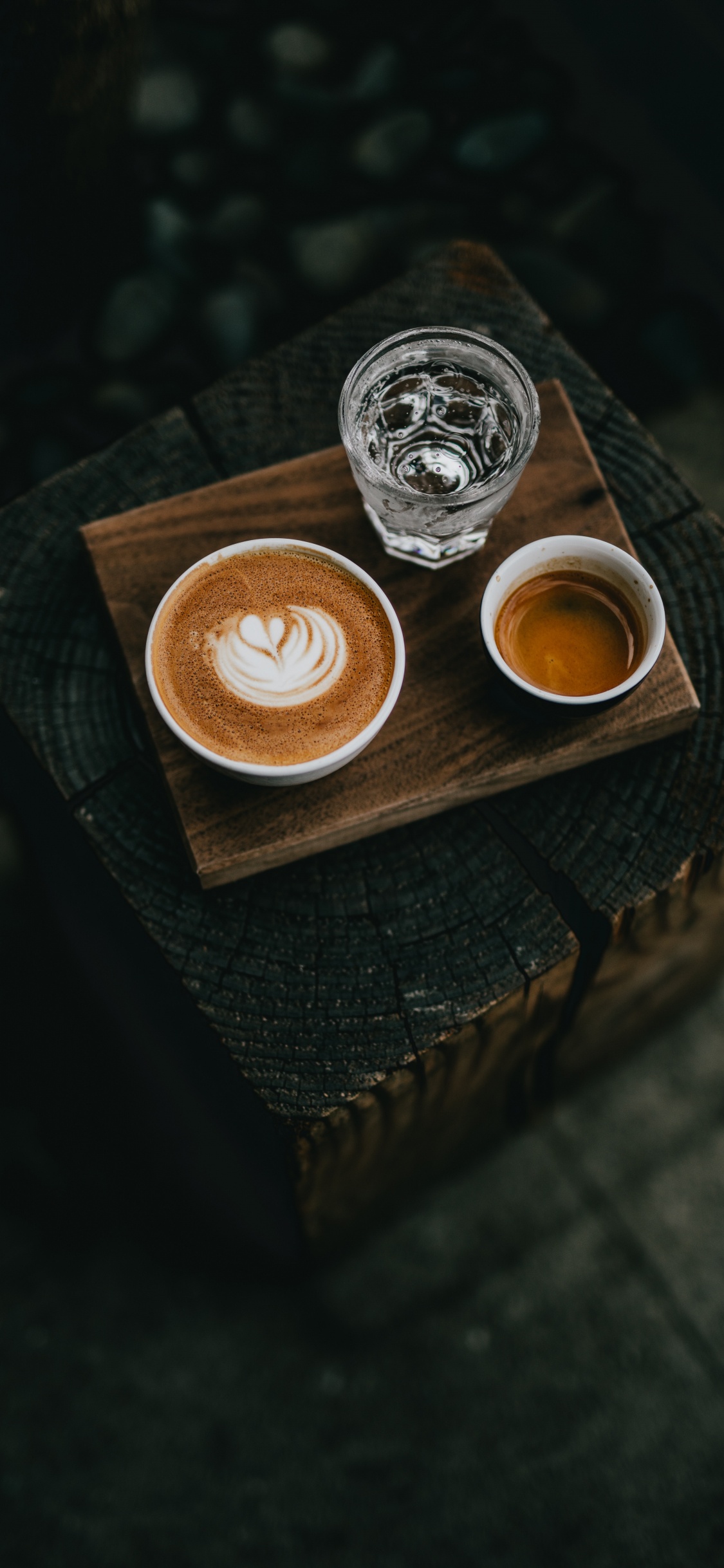 Обои латте, капучино, кофе, кофейня, кофе эспрессо в разрешении 1125x2436