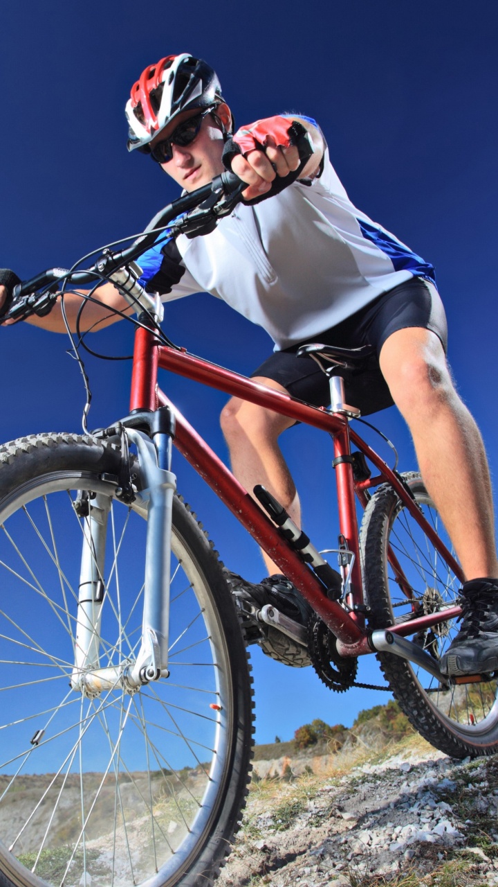 Обои Велоспорт, велосипедный спорт, велосипед, горный велосипед, горные велосипеды в разрешении 720x1280
