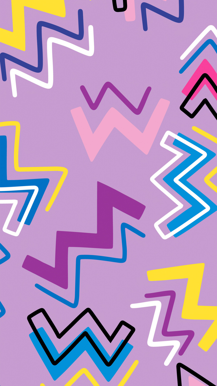 Обои графический дизайн, дизайн, пурпур, Фиолетовый, розовый в разрешении 750x1334