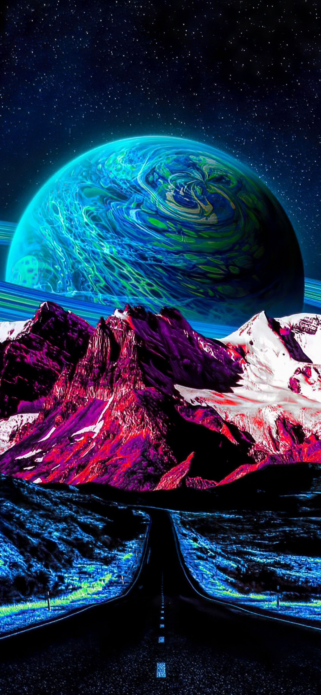 Обои природа, земля, атмосфера, мир, свет в разрешении 1125x2436