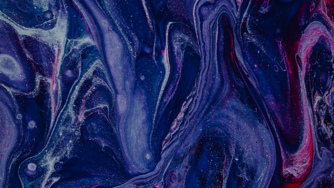 Обои пурпур, художественная краска, живопись, Фиолетовый, арт в разрешении 1280x720