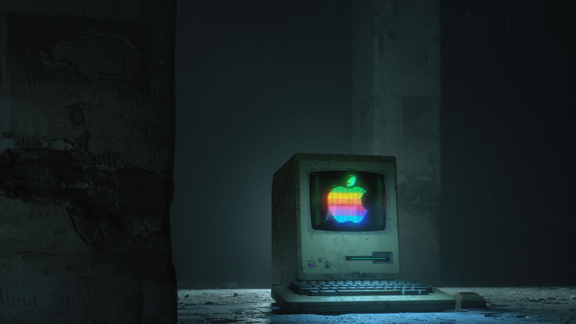 Обои apple, тепло, газ, технологии, темнота в разрешении 1920x1080