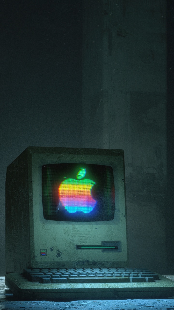 Обои apple, тепло, газ, технологии, темнота в разрешении 720x1280