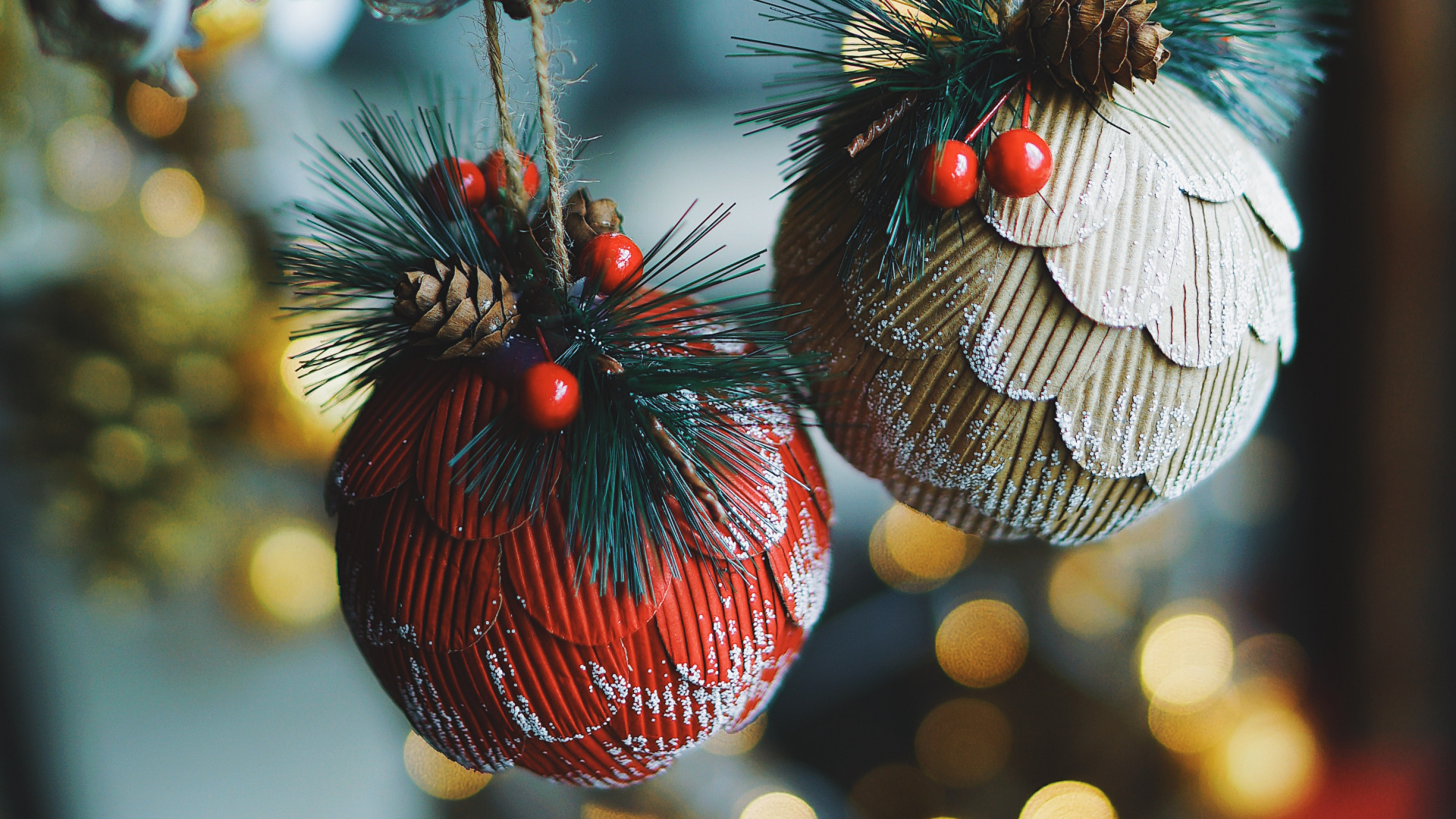 Обои Новый год, Рождественский день, рождественский орнамент, дерево, орнамент в разрешении 1920x1080