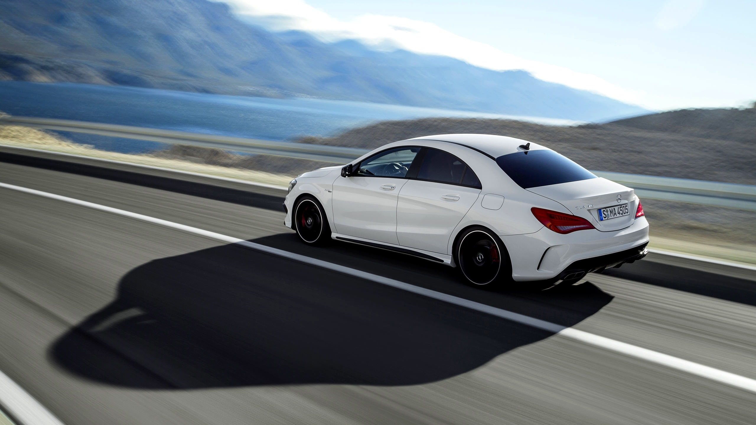 Обои Мерседес-Benz 2014 CLA-класса, авто, нью-йоркский международный автосалон, колесо, mercedes benz в разрешении 2560x1440