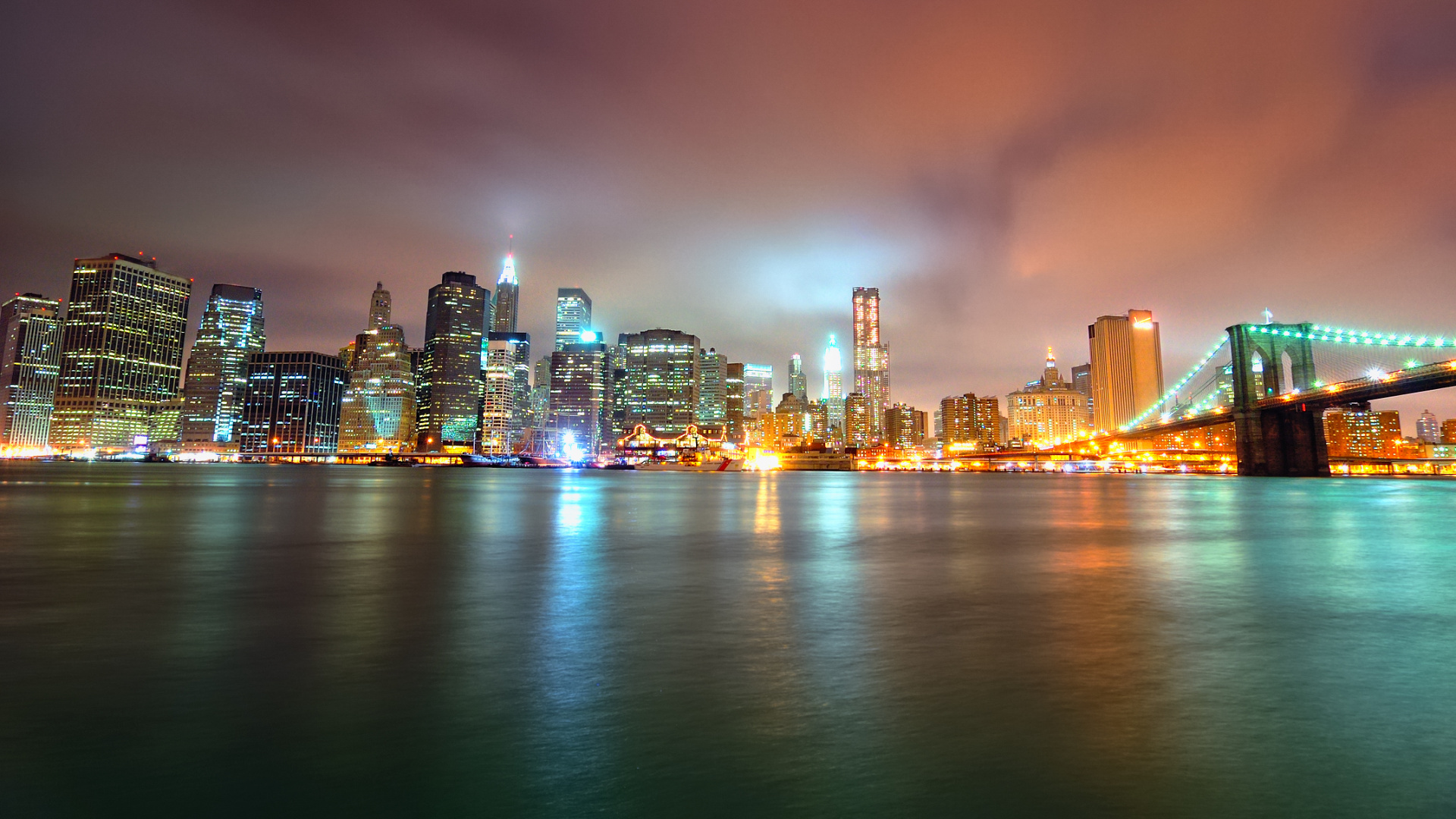 Обои городской пейзаж, город, линия горизонта, метрополия, городской район в разрешении 1920x1080