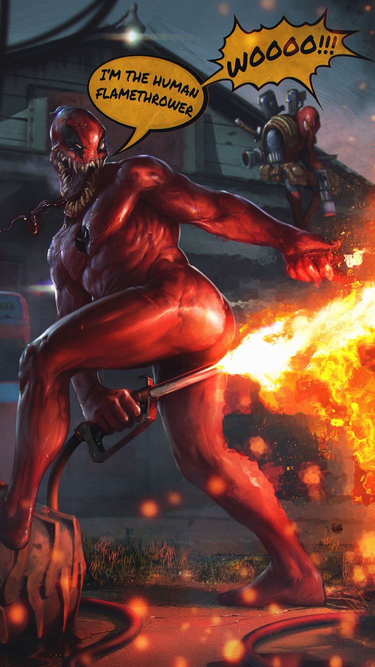 Обои супергерой, комиксы, мультфильм, постер, арт в разрешении 750x1334