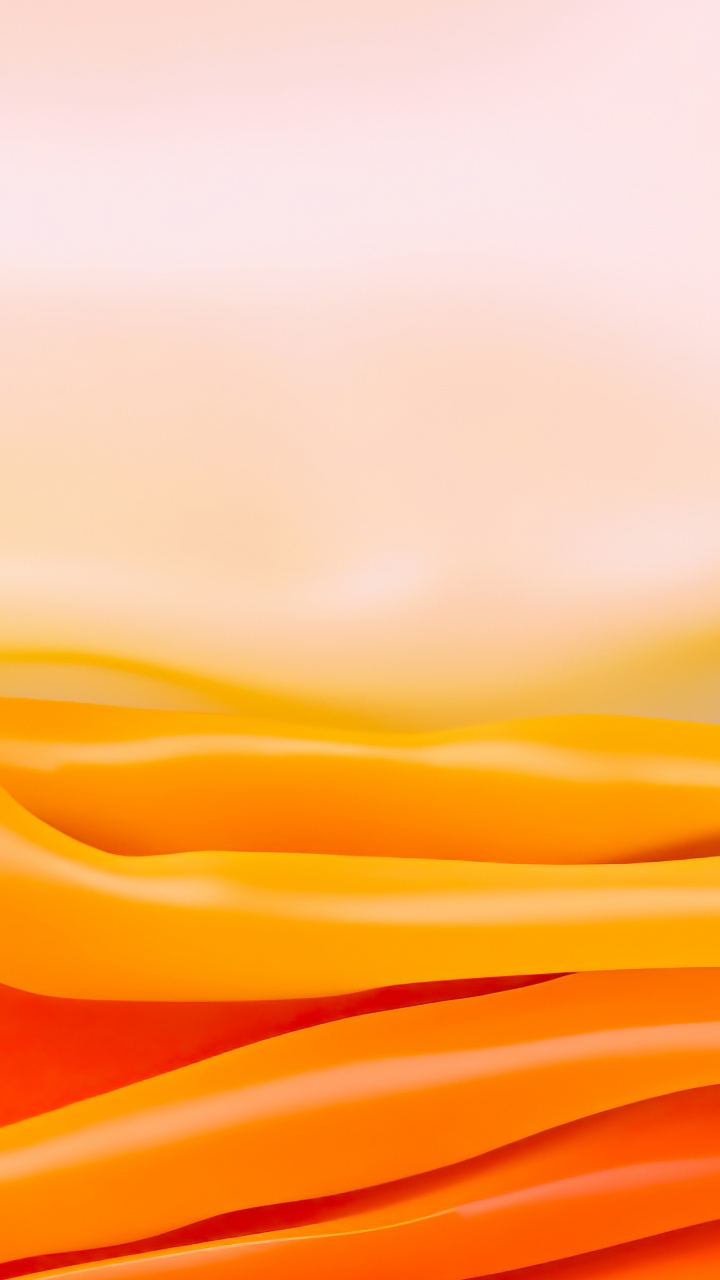 Обои Апельсин, геометрия, Янтарь, арт, пейзаж в разрешении 720x1280