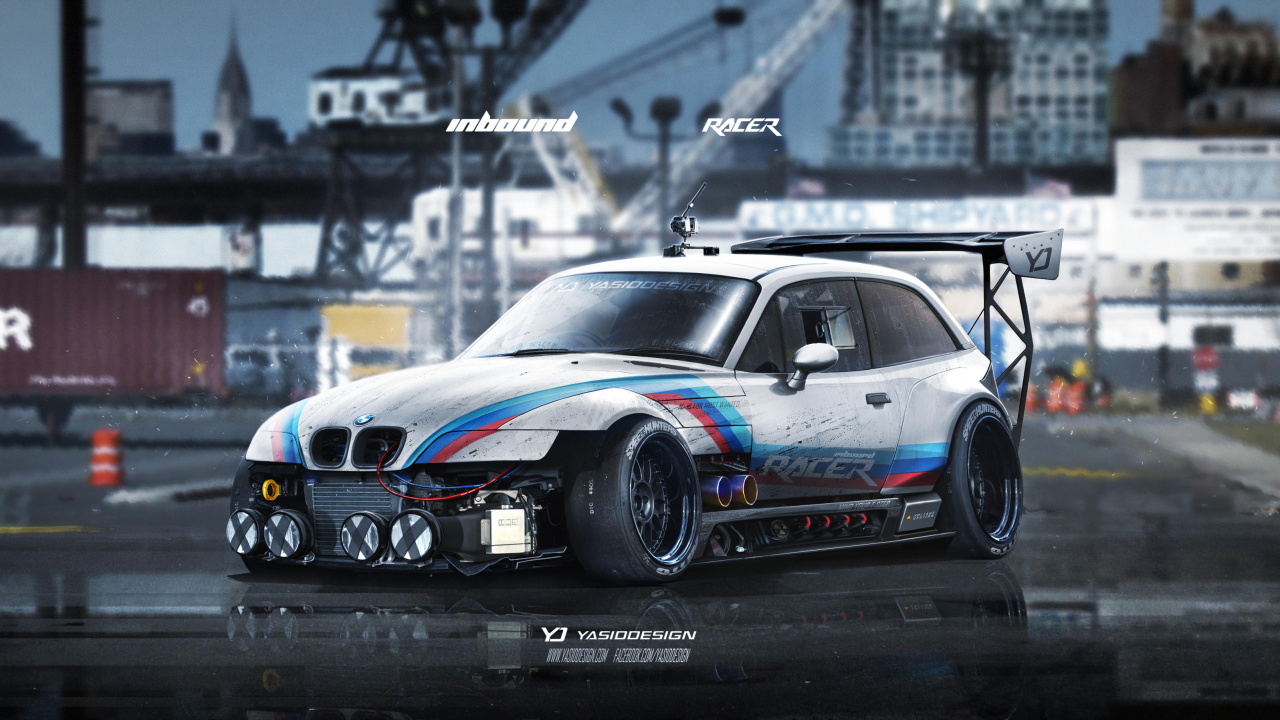 Обои БМВ М переворот и родстер, БМВ Z3, авто, bmw, спорткар в разрешении 1280x720