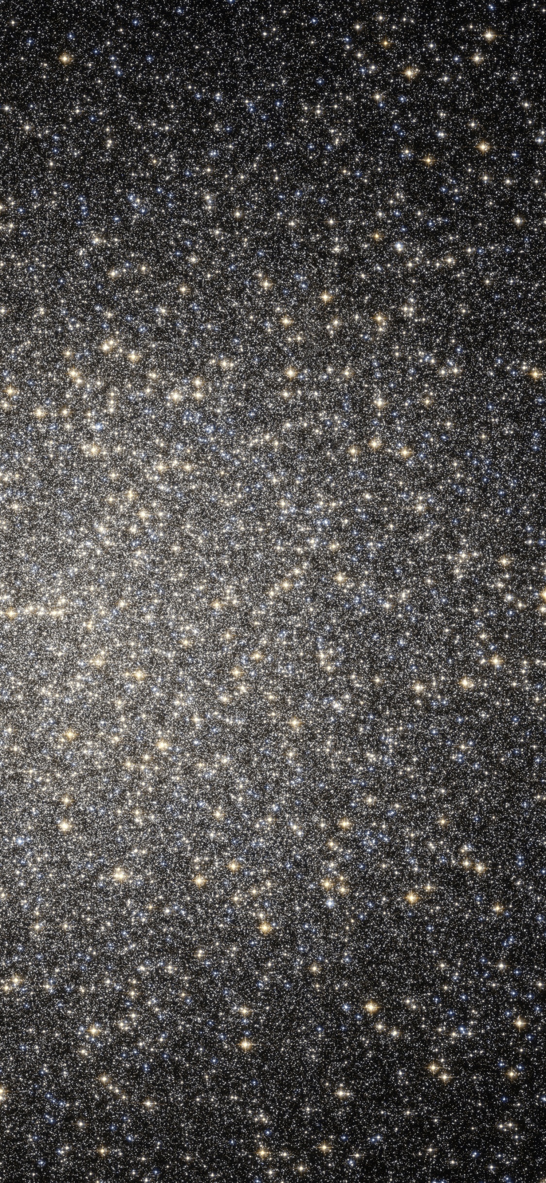 Обои Омега Центавра, шаровое скопление, космический телескоп Хаббл, Млечный Путь, Галактика в разрешении 1125x2436