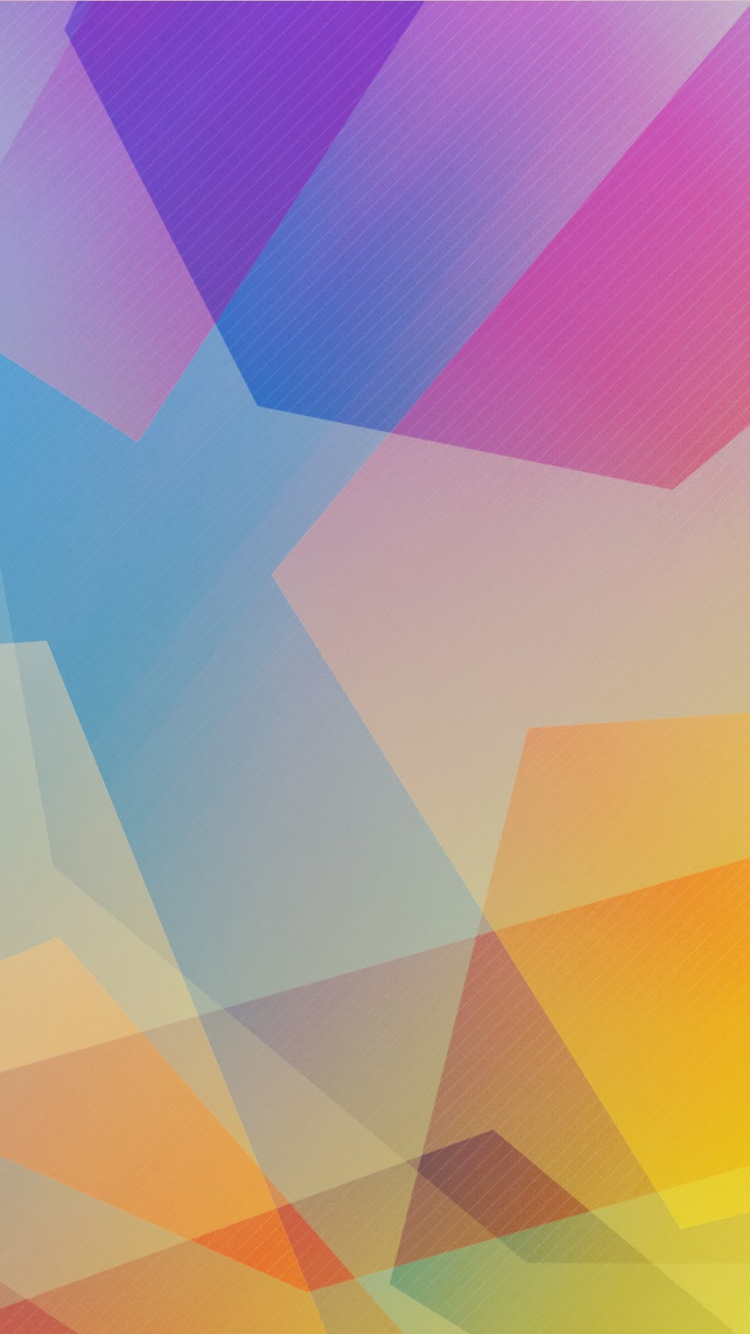 Обои ios, дизайн, линия, параллакс, Апельсин в разрешении 750x1334