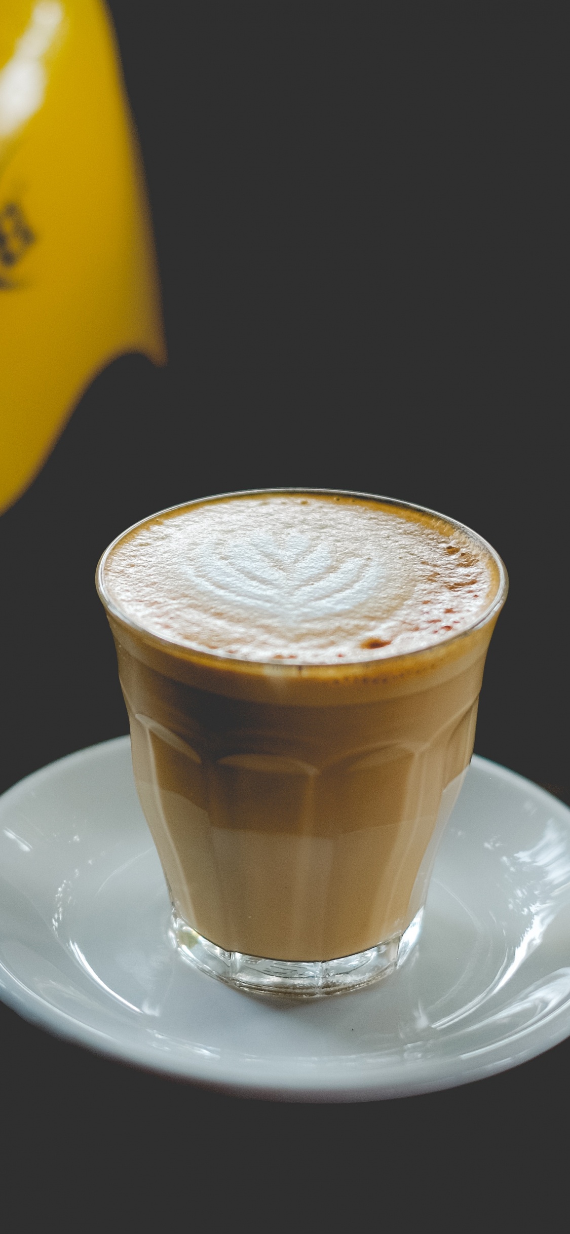 Обои капучино, кофе, кофе эспрессо, напиток, кортадо в разрешении 1125x2436