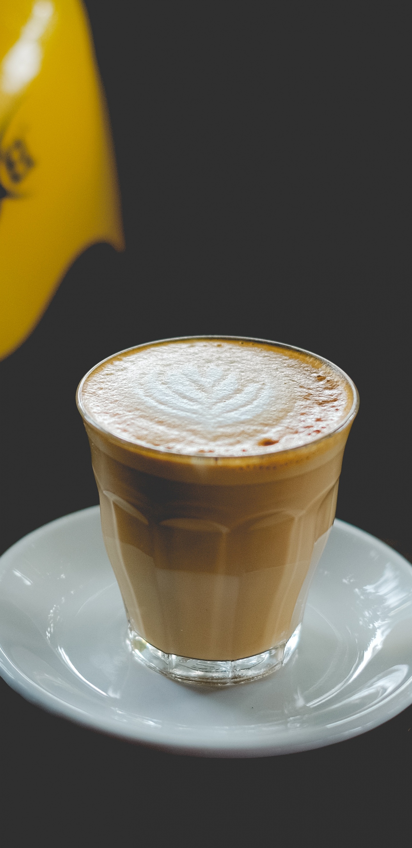 Обои капучино, кофе, кофе эспрессо, напиток, кортадо в разрешении 1440x2960