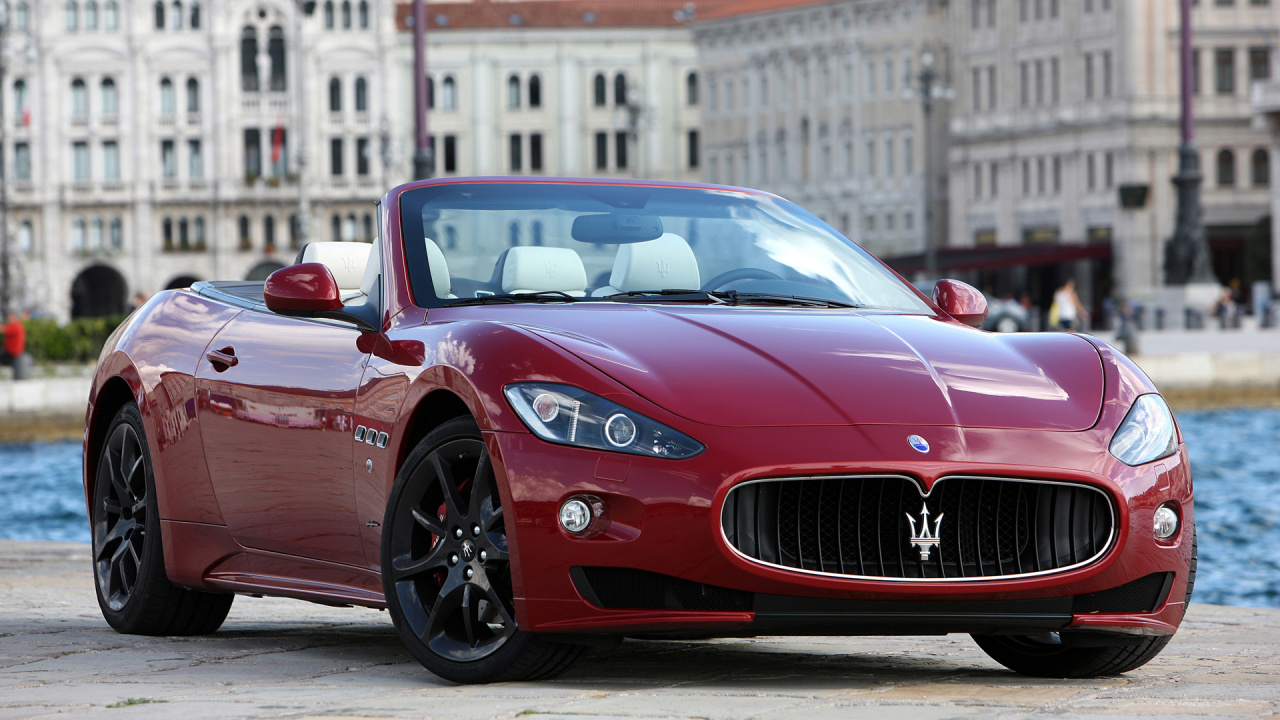 Обои мэрия, авто, Мазерати, Мазерати Получил, maserati granturismo в разрешении 1280x720
