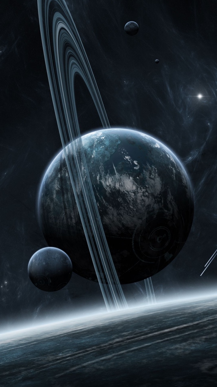 Обои земля, планета, планета-изгой, космос, масс земли в разрешении 720x1280