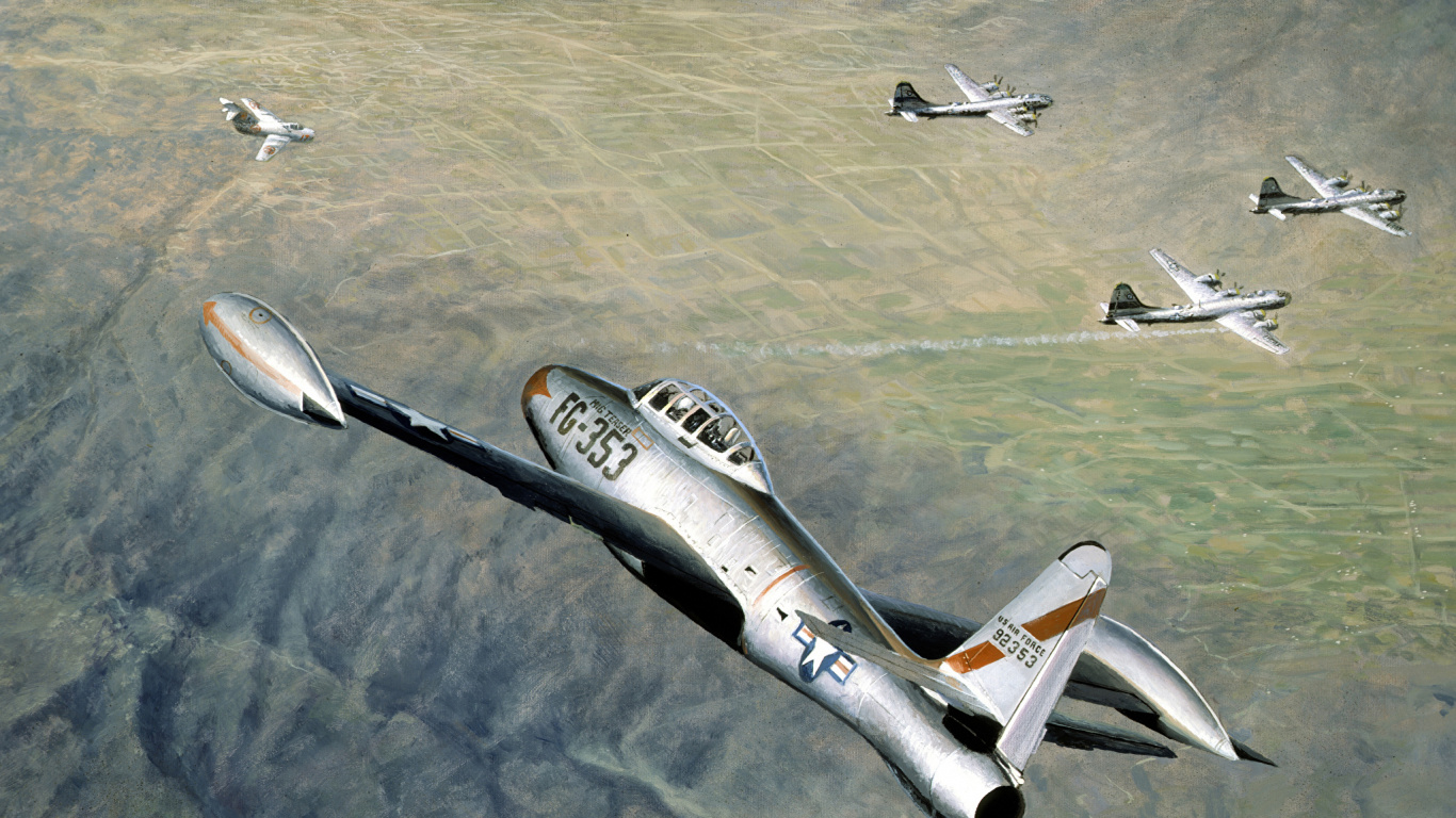 Обои военный самолет, самолеты, самолет, полет, истребительная авиация в разрешении 1366x768